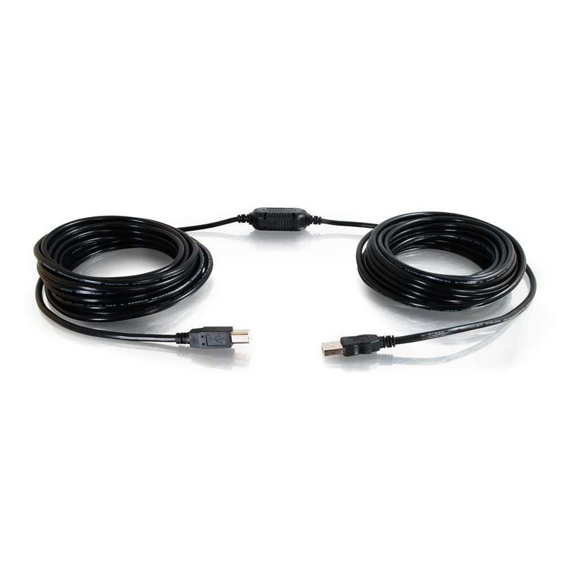 C2G/Cables to Go 38989 25-Feet USB A/B Active Cable - Black - Image 1
